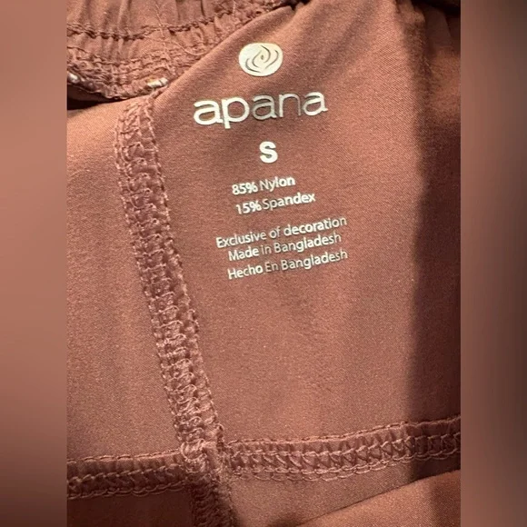 NWT Apana Terra Clay Yoga Lifestyle Cargo Parachute Pants - S - Picture 8 of 8